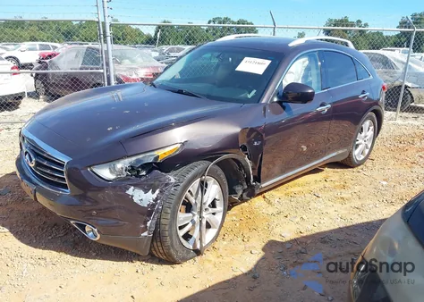 2014 Infiniti Qx70 из США, поврежденный, VIN JN8CS1MW5EM411846